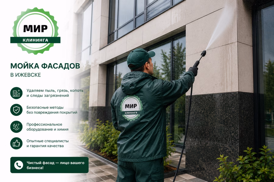 мойка фасадов ижевск