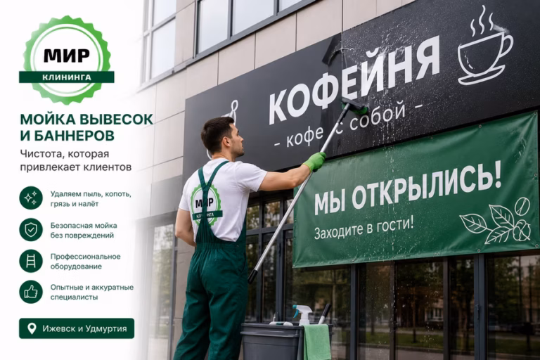 мойка вывесок ижевск